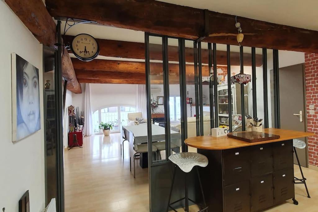세테 Le Loft Du 31 Deco Charme Cosy Centre Garage Prive Climatisation 아파트 외부 사진